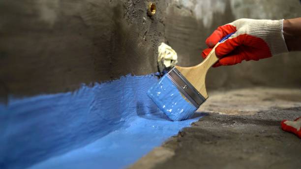 Commercial Waterproofing project at a Hickman, KY business property by SJ Waterproofing Pros
